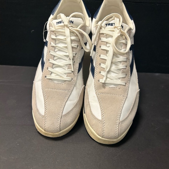 Tretorn Women's Rawlins White and Navy Sneakers - Picture 3 of 8